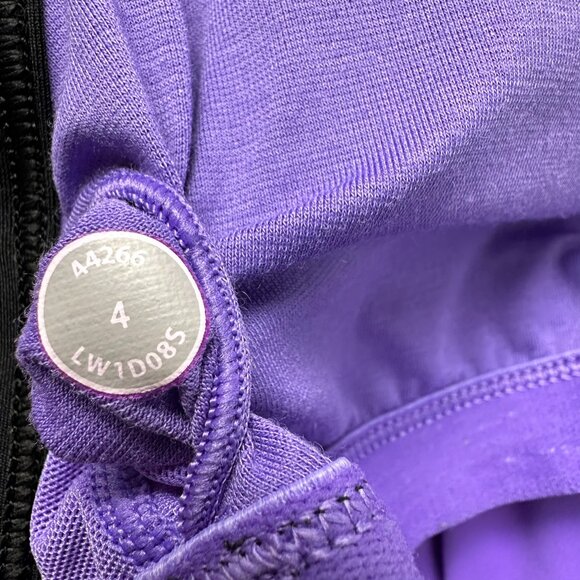 Lululemon Women's Ignite Strappy Open Back Tank Top, Size 4, Power Purple/Black - Picture 9 of 11